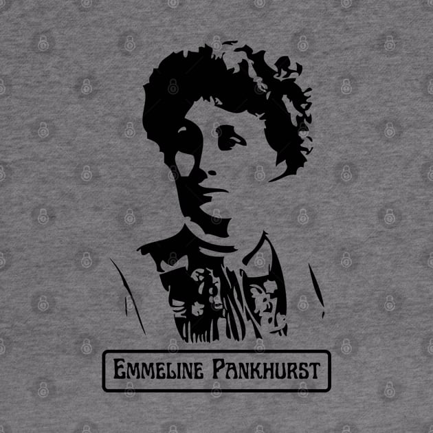 Emmeline Pankhurst Portrait by Slightly Unhinged